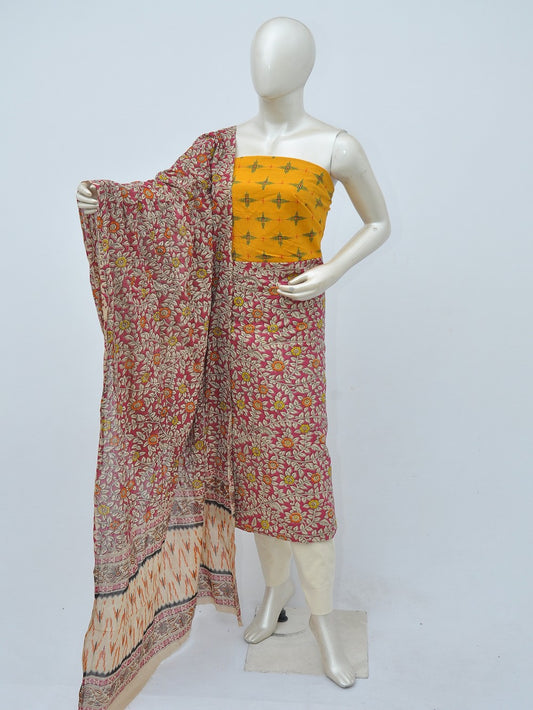 Ikkat Kalamkari Designer Dress Material [D40220036]