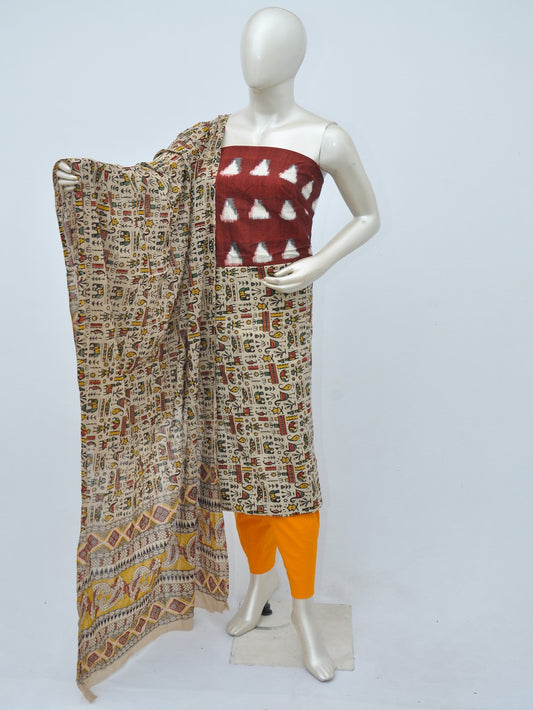 Ikkat Kalamkari Designer Dress Material [D40220045]