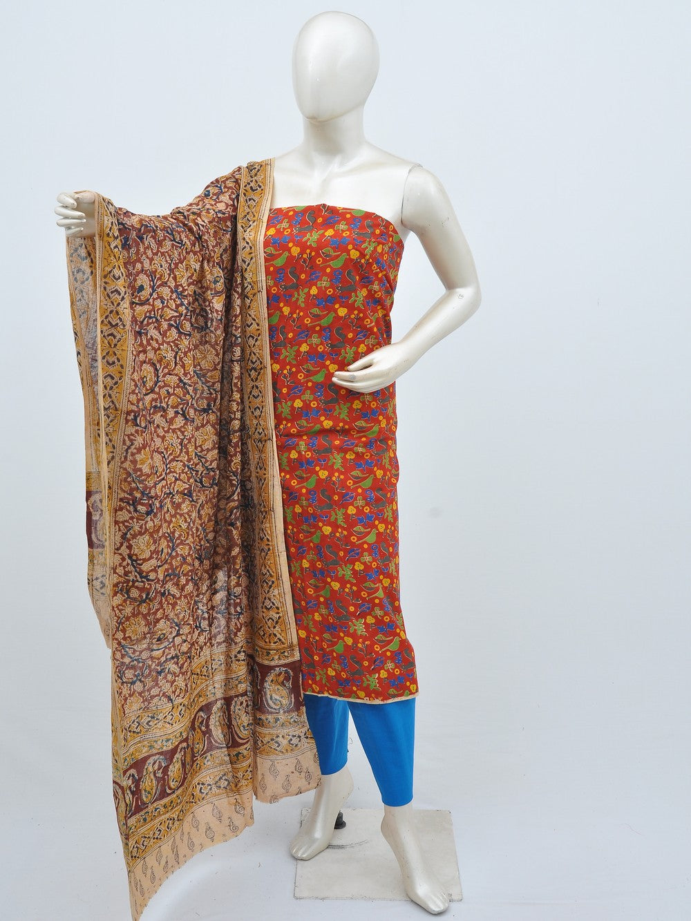 Kalamkari churidar outlet material