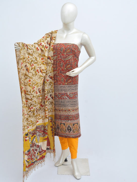 Kalamkari silk dress material Model 3 [D31114014]