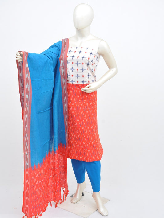 Ikat Dress Material with Same Dupatta model 1 [D30514025]