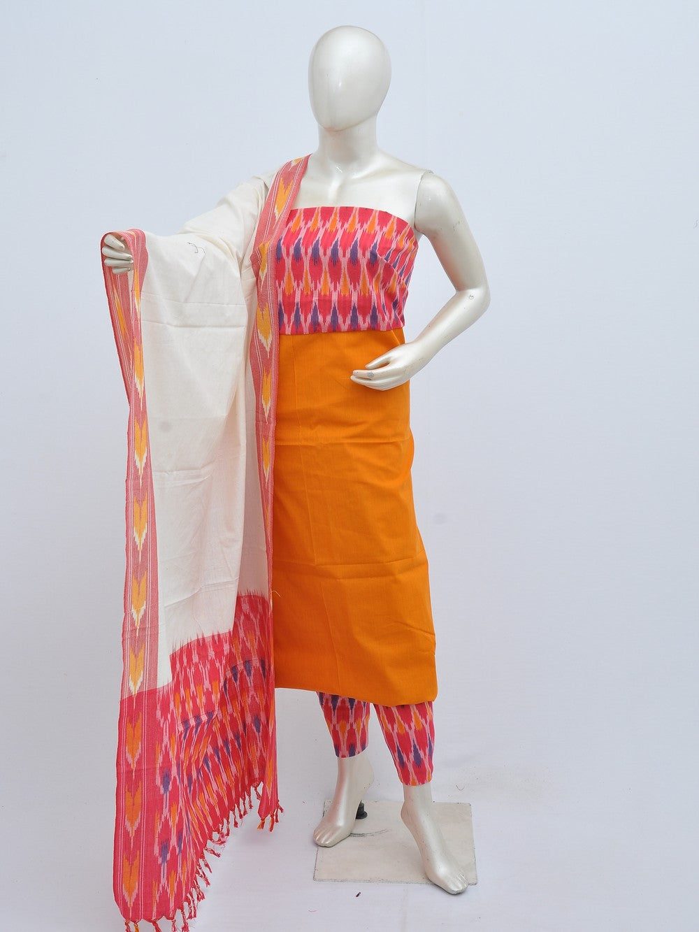 Pochampally ikat shop dress materials online