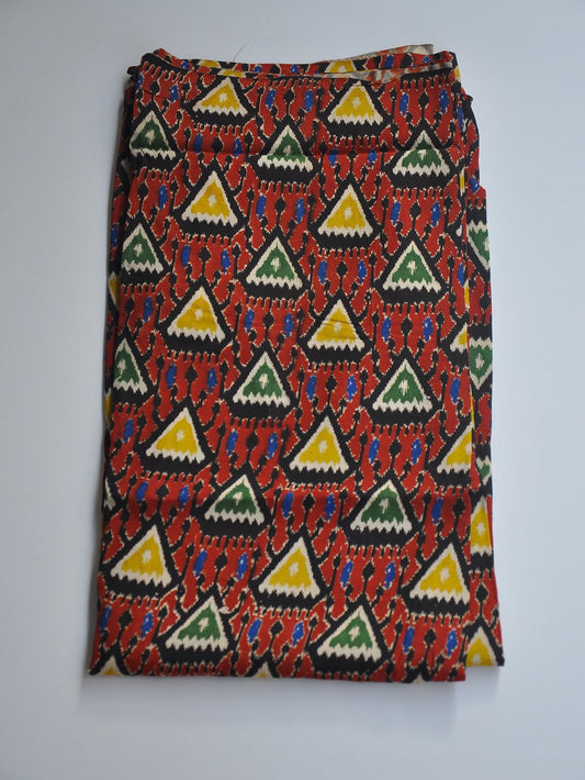 Kalamkari Silk Running Fabric [D10725063]
