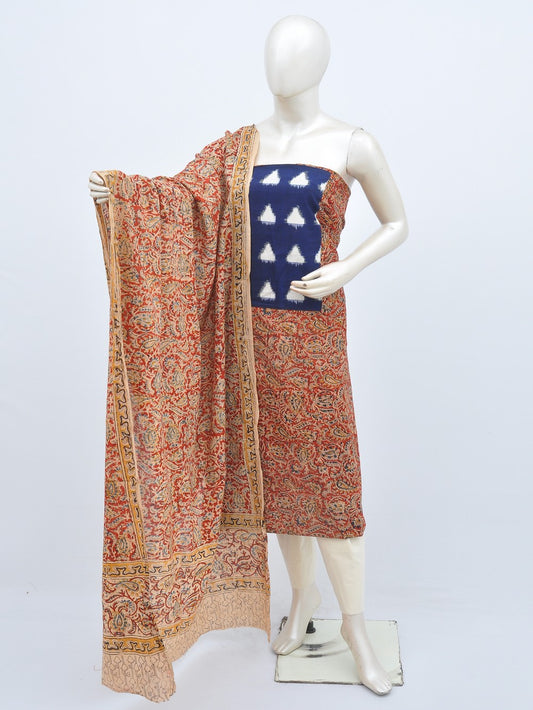 Kalamkari Ikkat Designer Dress Material [D20628046]
