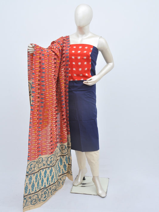 Kalamkari Ikkat Designer Dress Material [D20909031]