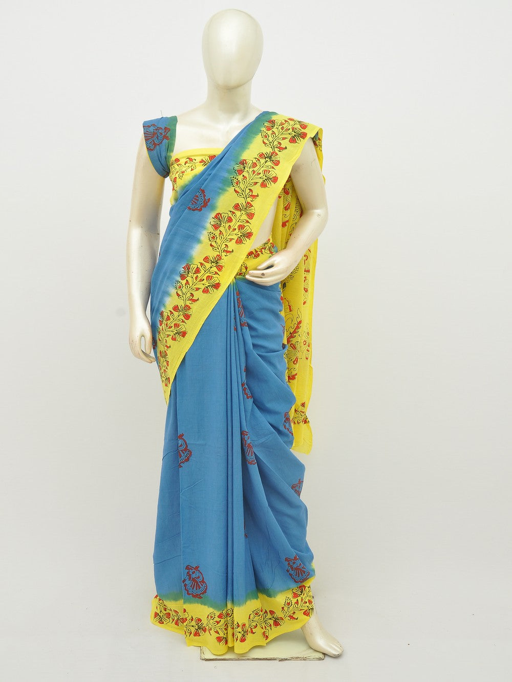 Kalamkari Special Print Cotton Saree [D20112018]