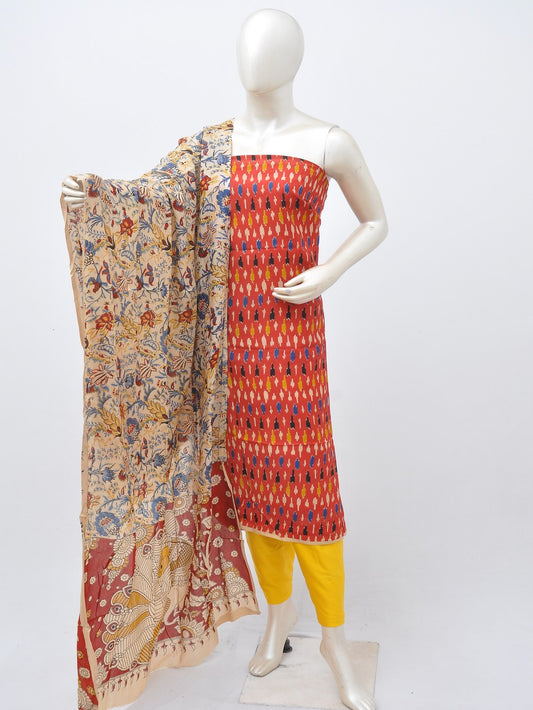 Kalamkari silk dress material Model 3 [D30414017]