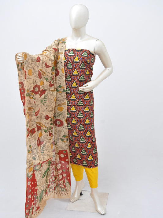 Kalamkari silk dress material Model 3 [D30414019]