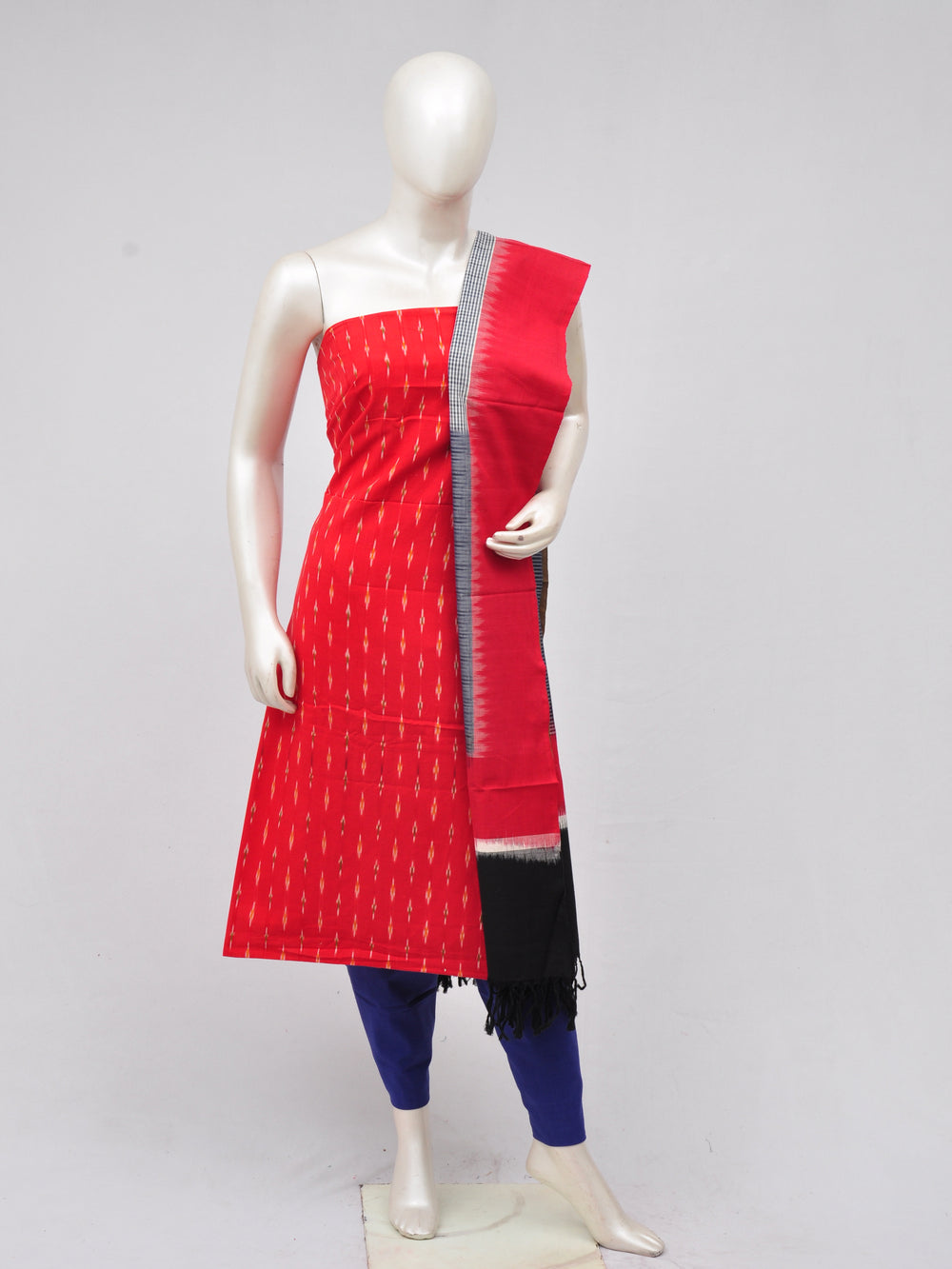 Pochampally Ikkat Doll Drop Dress Material at whole sale price –  DressesForWomen.IN