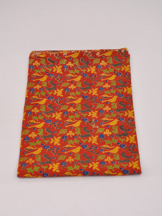 Kalamkari Cotton Running Fabric [D31214001]