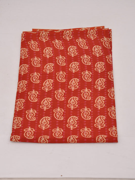 Kalamkari Cotton Running Fabric [D31214017]
