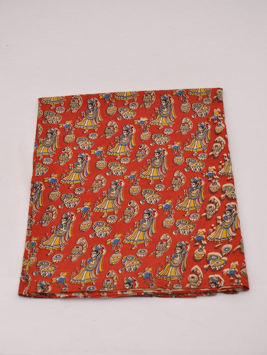 Kalamkari Cotton Running Fabric [D31214023]