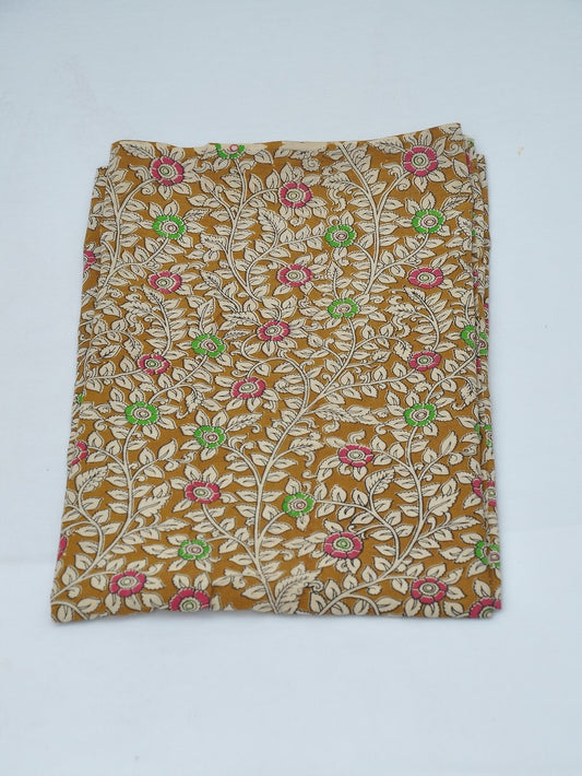 Kalamkari Cotton Running Fabric [D40219075]