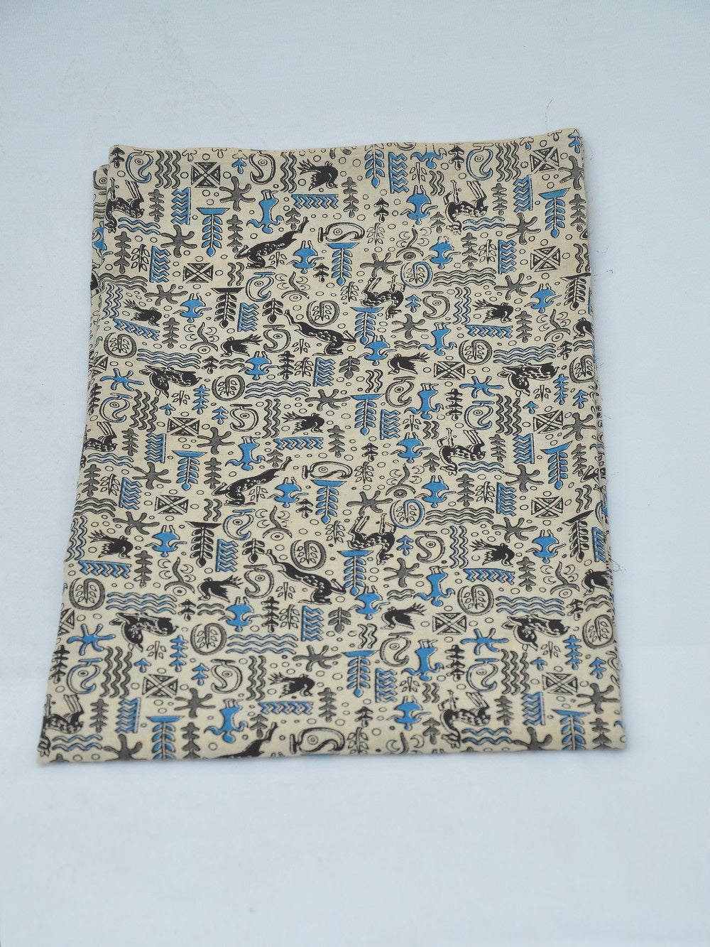 Kalamkari Cotton Running Fabric [D40219077]