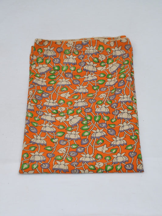Kalamkari Cotton Running Fabric [D40220002]