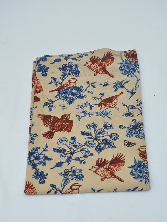 Kalamkari Cotton Running Fabric [D4062081]