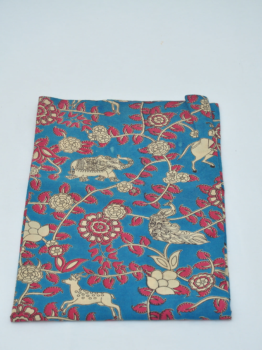 Kalamkari Cotton Running Fabric [D4062097]