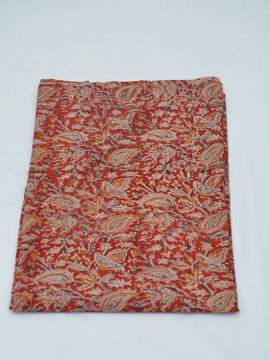 Kalamkari Cotton Running Fabric [D4062099]