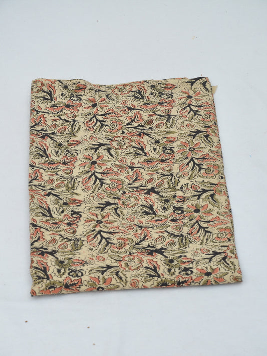 Kalamkari Cotton Running Fabric [D40620104]