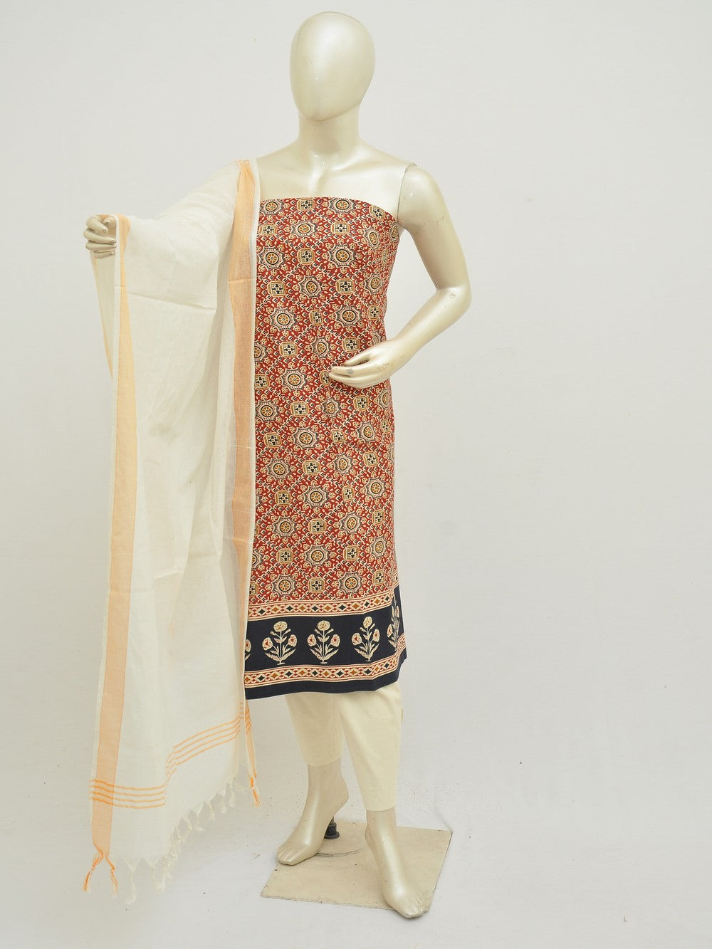 Ajrakh Print Dress Material [D50304006]