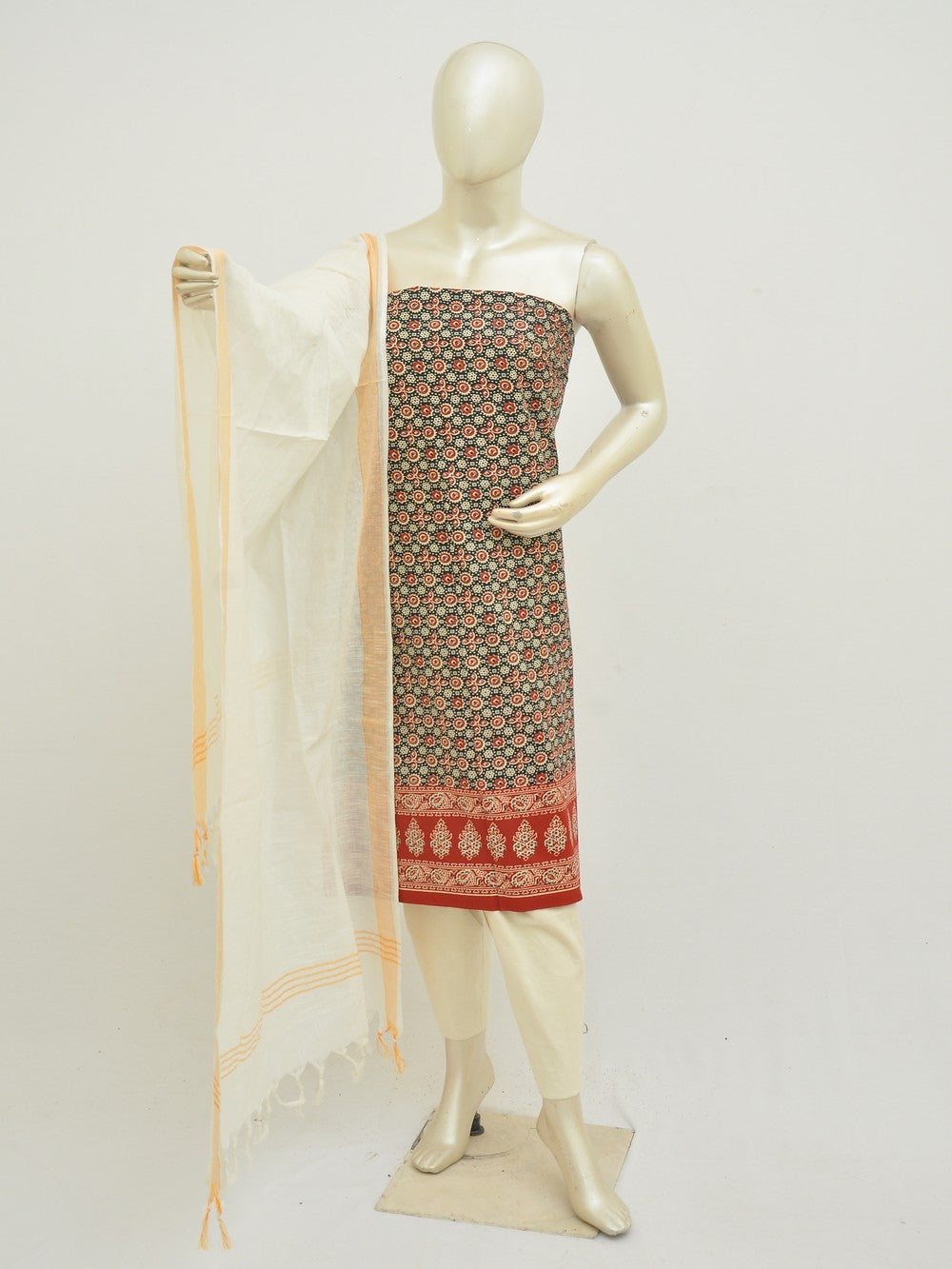 Ajrakh Print Dress Material [D50304015]