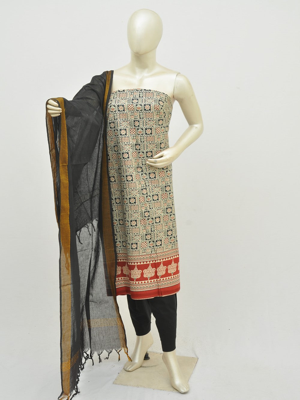 Ajrakh Print Dress Material [D50304018]