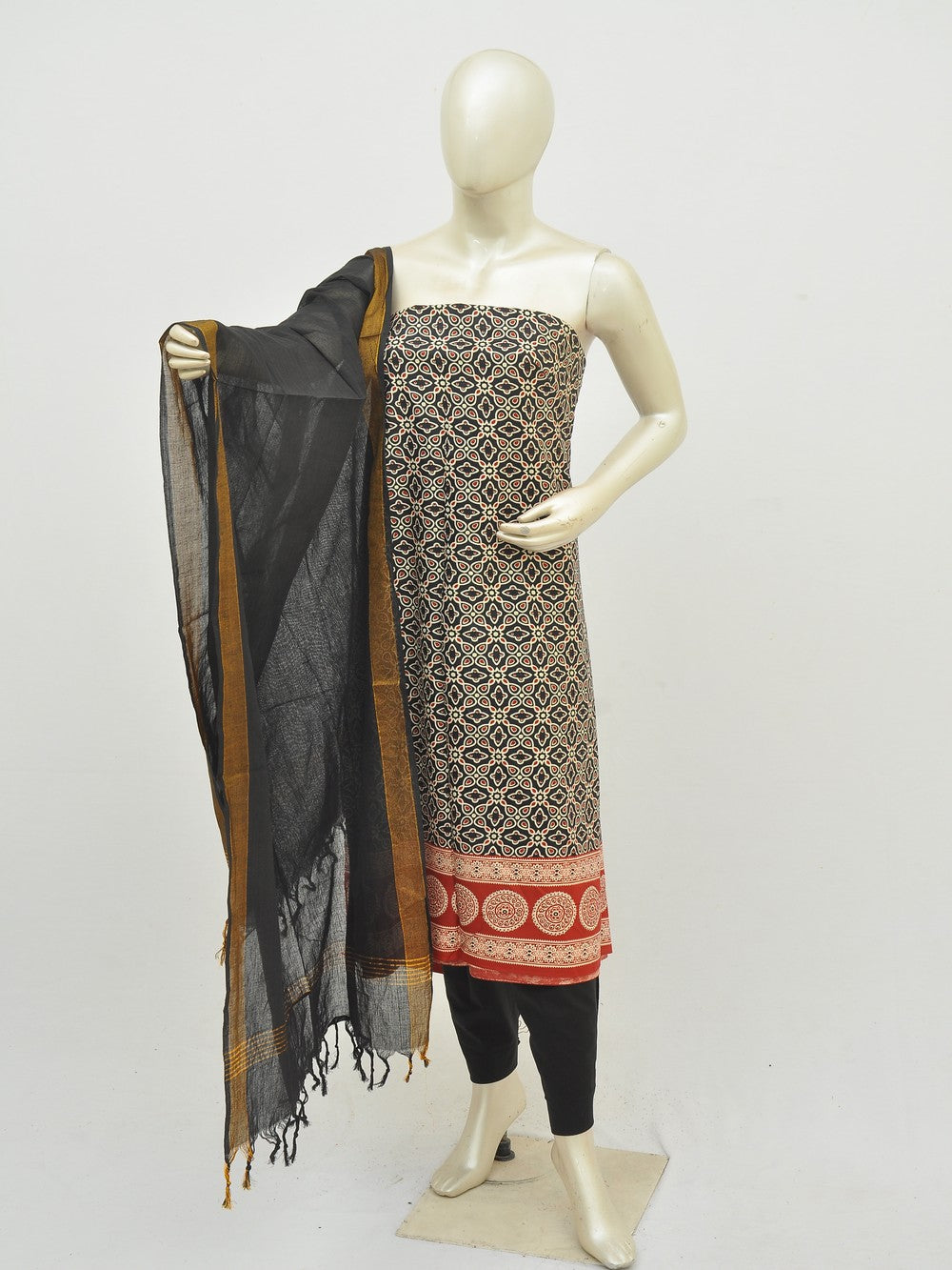 Ajrakh Print Dress Material [D50304019]