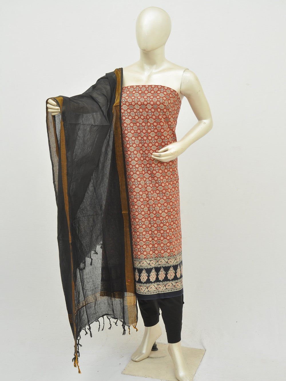 Ajrakh Print Dress Material [D50304021]