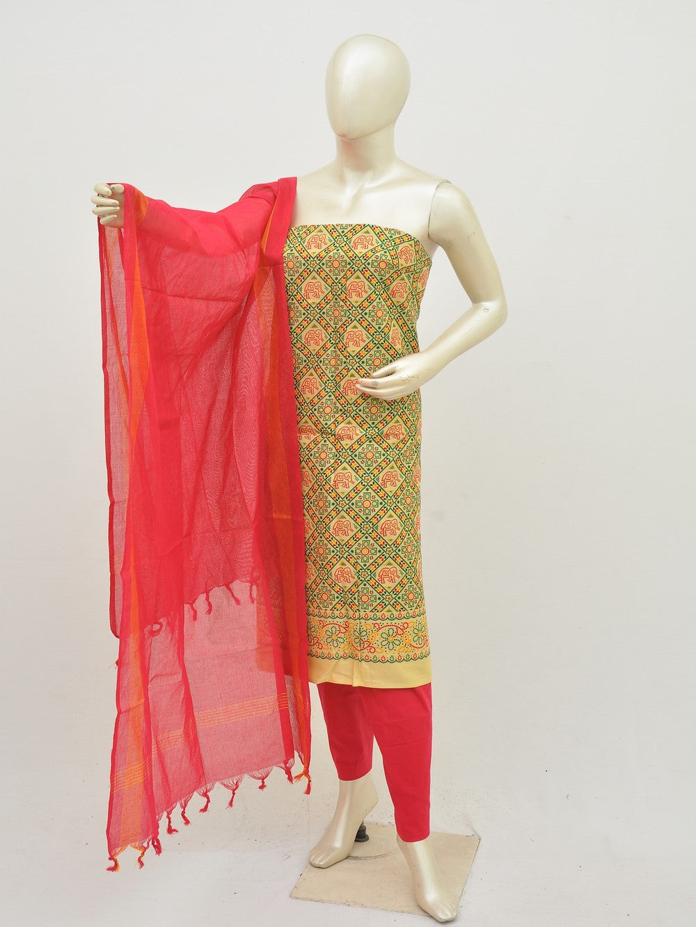 Ajrakh Print Dress Material [D50304029]