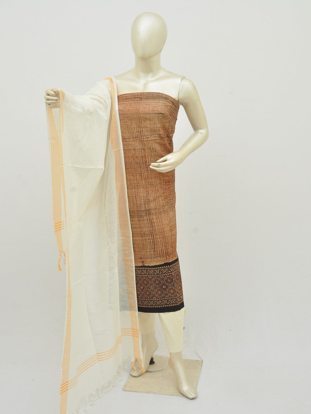 Ajrakh Print Designer Dress Material [D50304033]