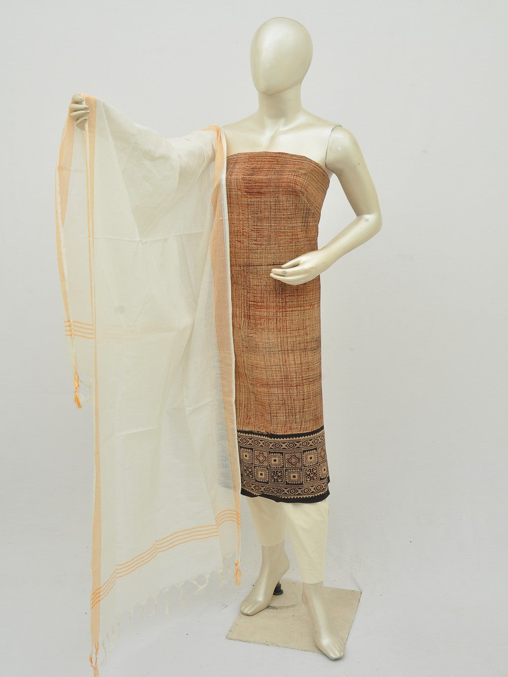 Ajrakh Print Designer Dress Material [D50304035]