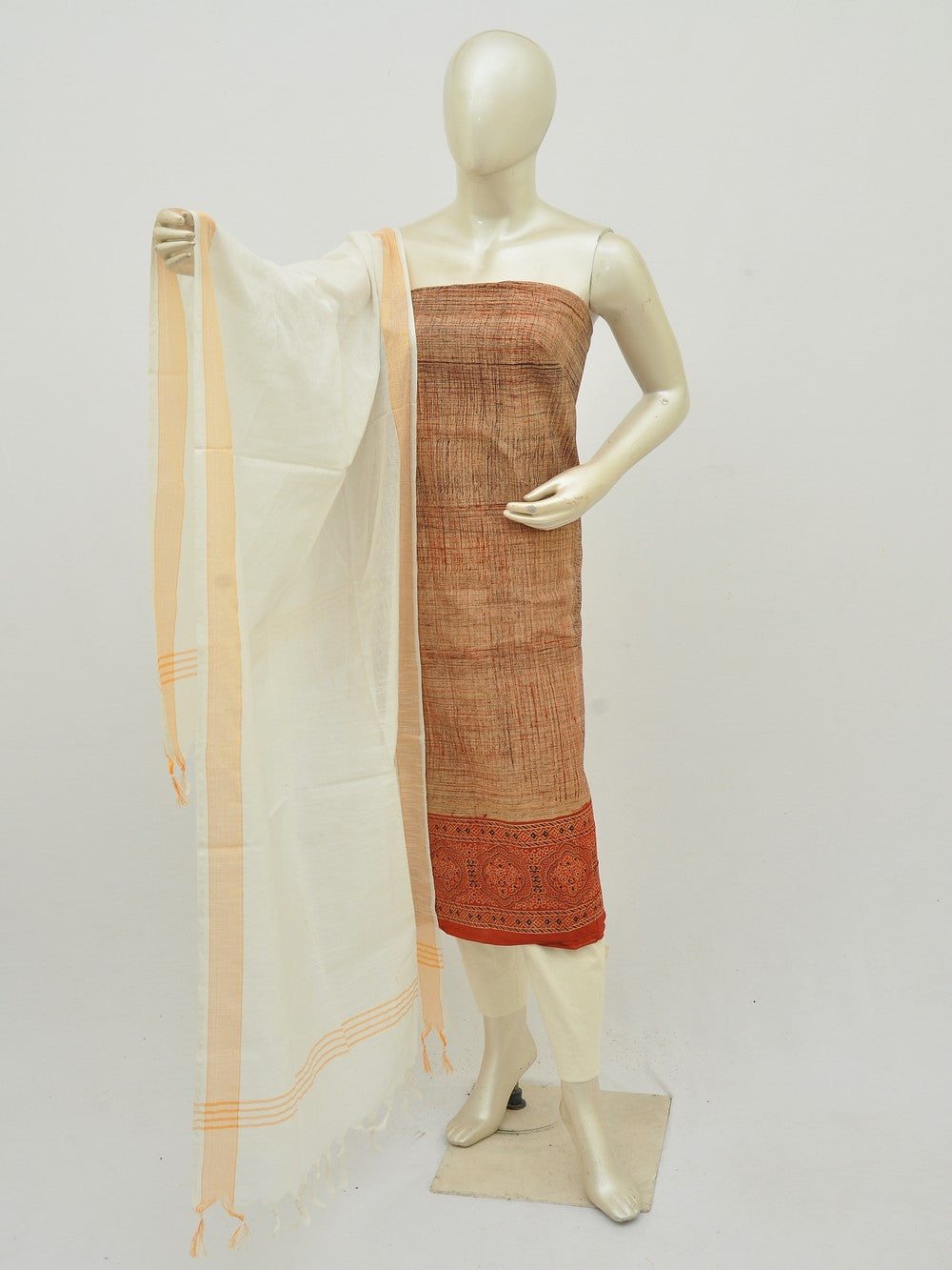 Ajrakh Print Designer Dress Material [D50304038]