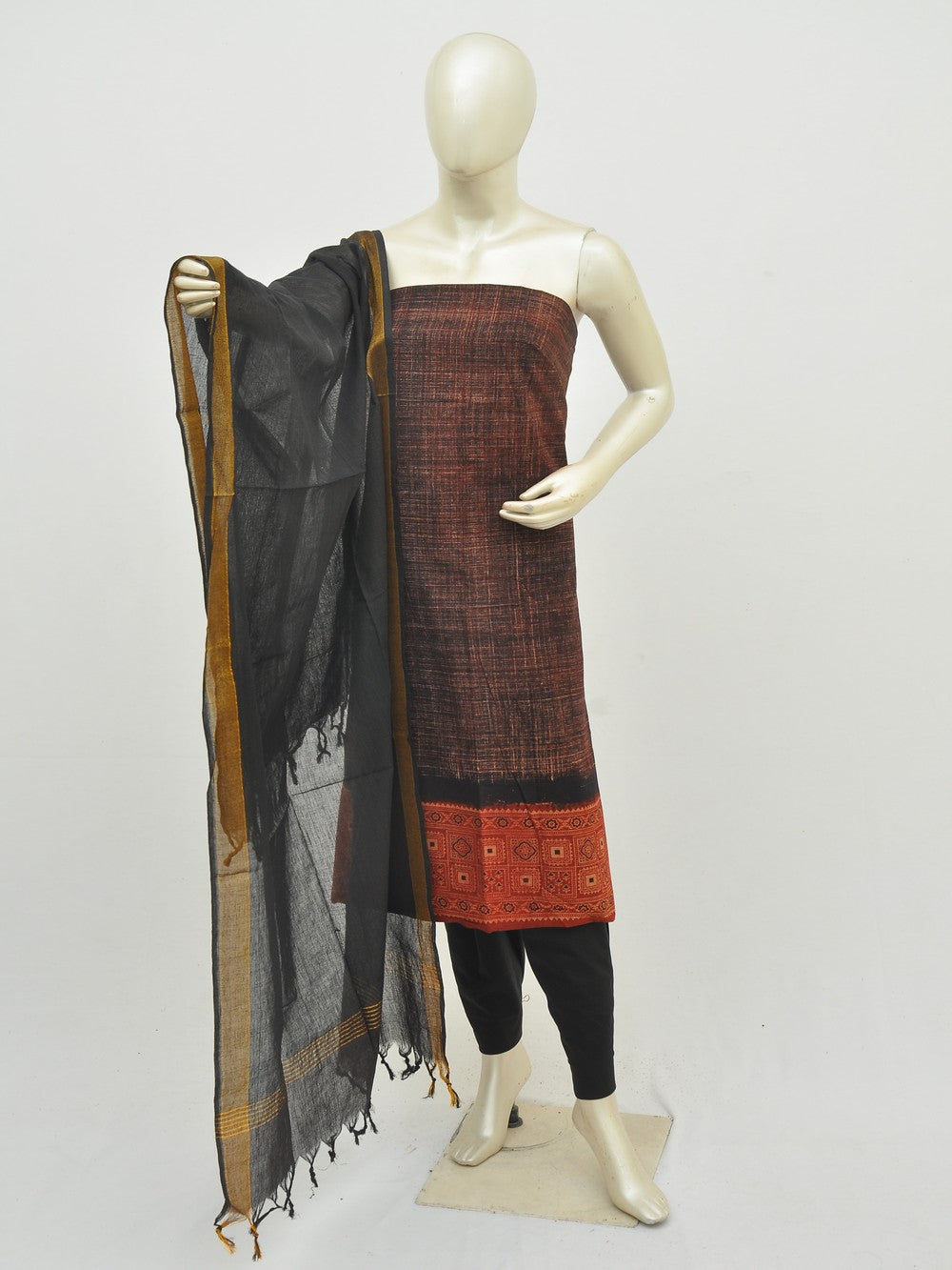 Ajrakh Print Designer Dress Material [D50304045]