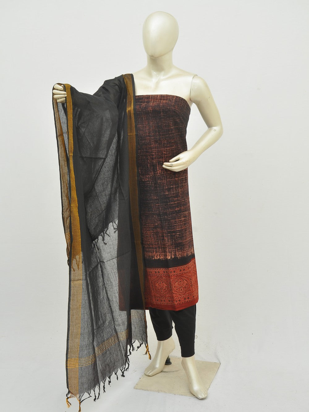 Ajrakh Print Designer Dress Material [D50304047]