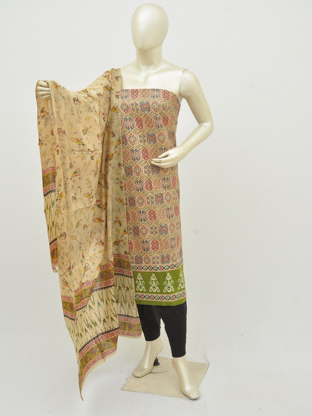 Ajrakh Print Designer Dress Material [D50304048]