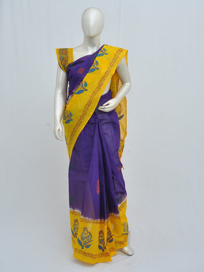 Batik Pure Cotton Saree [D40516008]