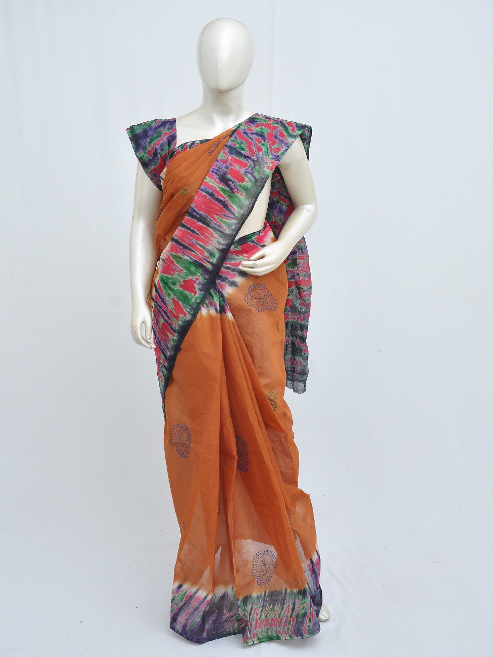 Batik Pure Cotton Saree [D40516011]