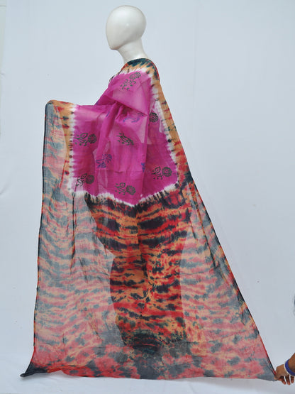 Batik Pure Cotton Saree [D40516021]