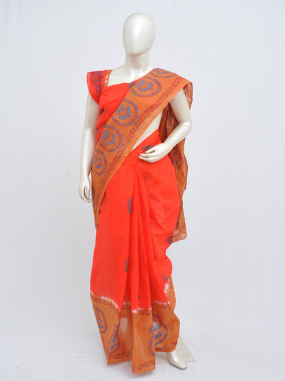 Batik Pure Cotton Saree [D40516036]