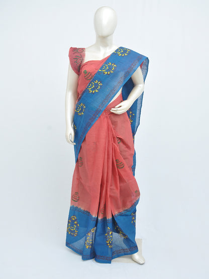 Batik Pure Cotton Saree [D40620108]