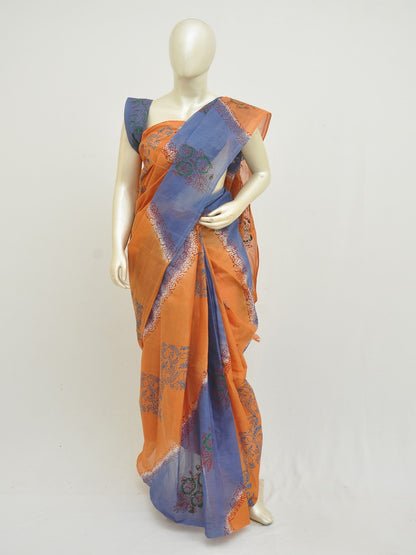 Batik Pure Cotton Saree [D50316002]