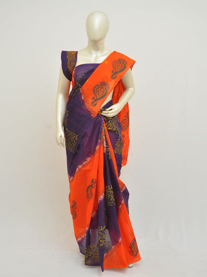 Batik Pure Cotton Saree [D50316006]