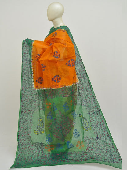 Batik Pure Cotton Saree [D50316007]