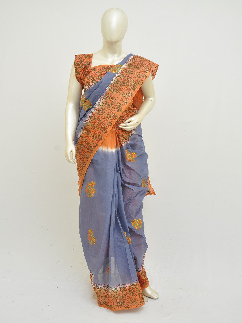 Batik Pure Cotton Saree [D50316011]