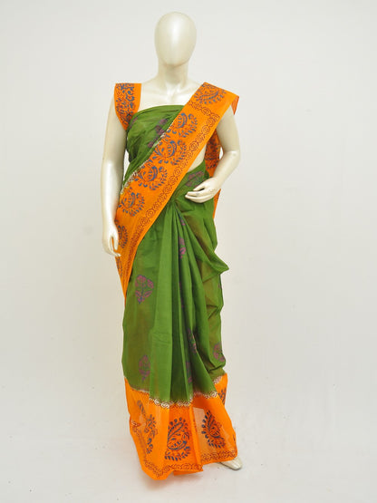 Batik Pure Cotton Saree [D50316019]
