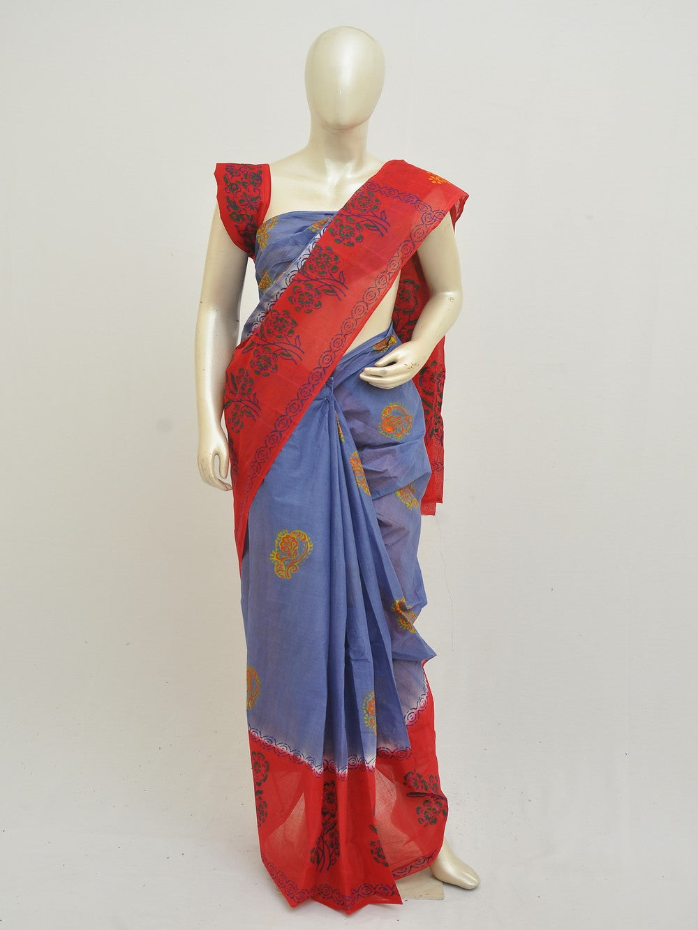 Batik Pure Cotton Saree [D50316020]