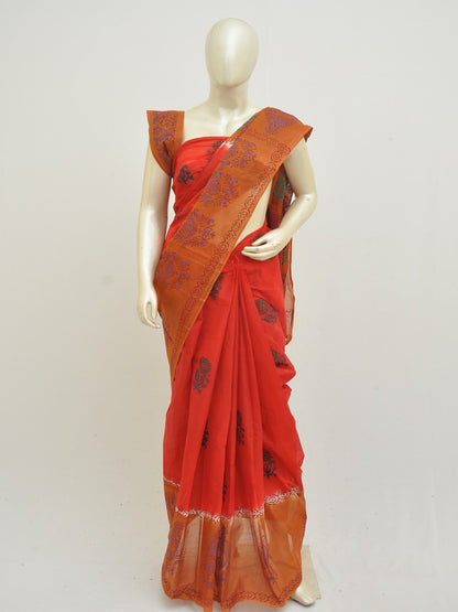 Batik Pure Cotton Saree [D50316021]