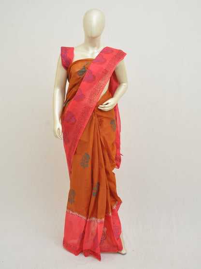Batik Pure Cotton Saree [D50316022]