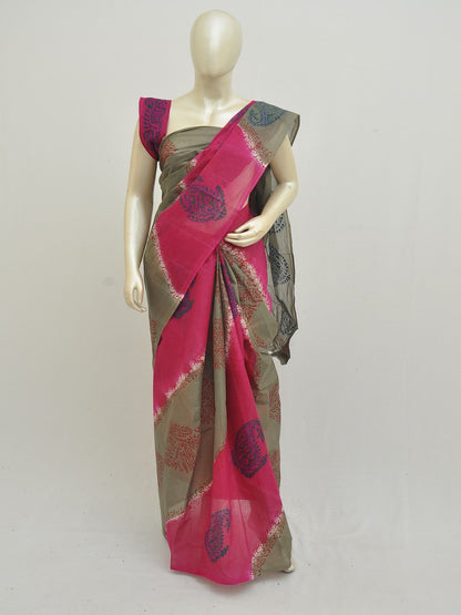 Batik Pure Cotton Saree [D50316023]