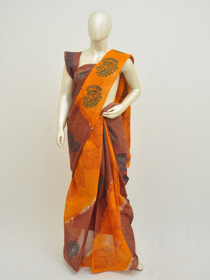 Batik Pure Cotton Saree [D50316024]